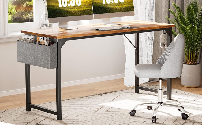 Sweetcrispy 48 Inch Computer Office Desk