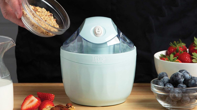 Tasty Mini Ice Cream Maker Aqua Tasty Mini Ice Cream Maker Aqua