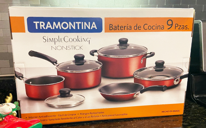 Tramontina 9 Piece Cookware Set