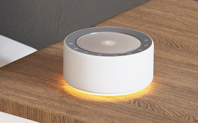 White Noise Sound Machine with Lamp
