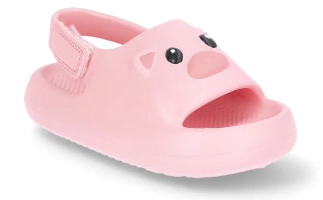 Wonder Nation Toddler Girls Critter Slide Sandals