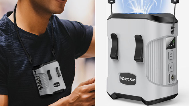 dalicode Portable Waist and Neck Fans