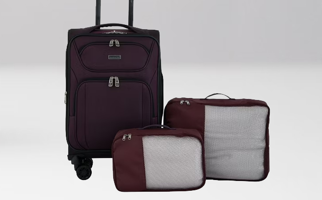 3 Piece Soft Luggage Set