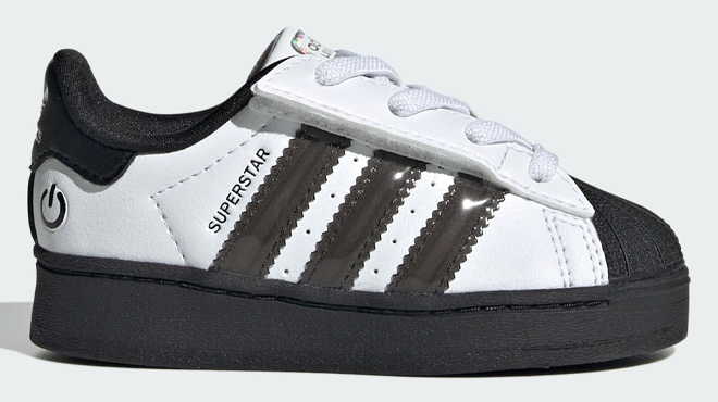 Adidas Toddler Superstar Led Lights Elastic Lace Shoe