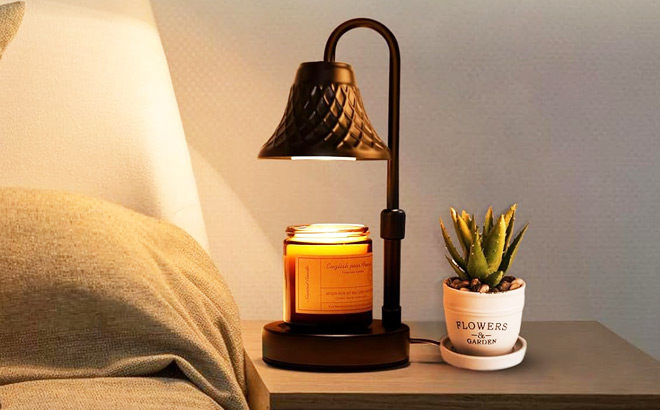 Adjustable Candle Warmer Lamp with Timer