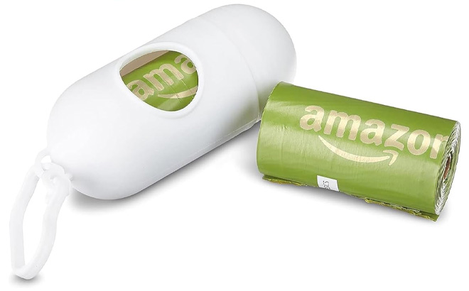 Amazon Basics Dog Poop Bags with Dispenser