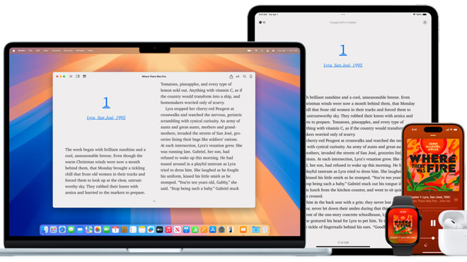 Apple Books Used Across All Apple Devices