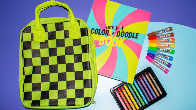 Art 101 On the Go Artist Coloring Set in Organizer Bag