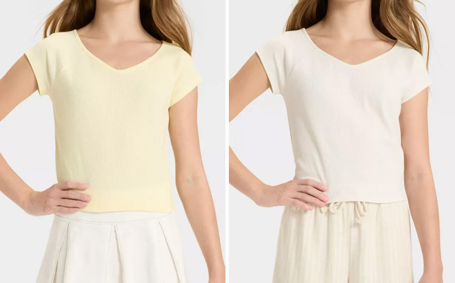 Art Class Girls Ribbed T Shirt Art Class Girls Ribbed T Shirt