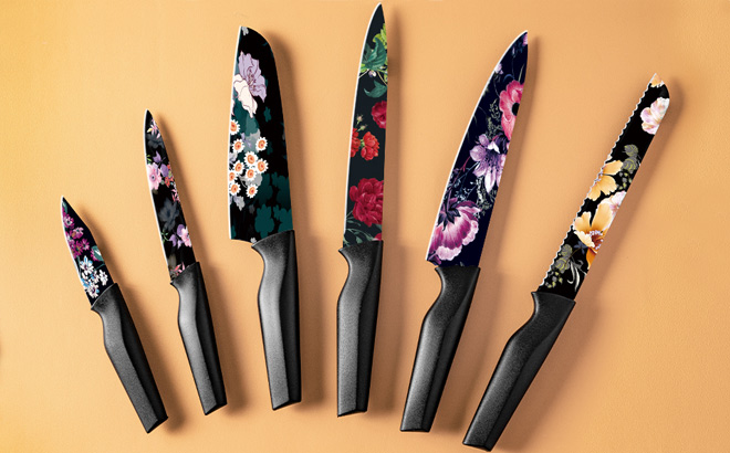 Astercook 12 Piece Flower Knife Set