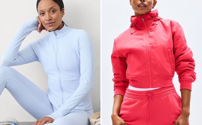 Athleta Womens Salutation Ribbed Jacket Athleta Womens Salutation Ribbed Jacket