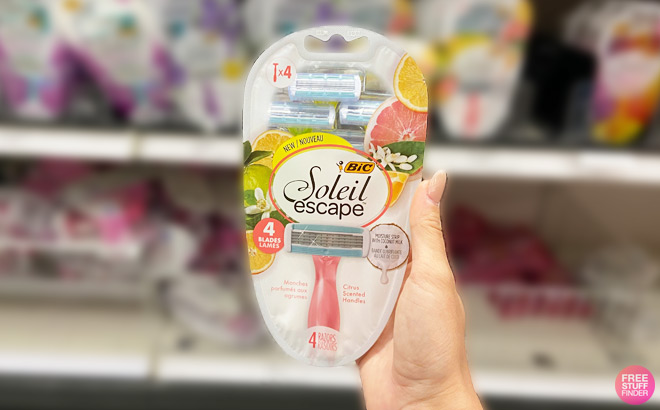 BIC Soleil Escape Scented Womens Disposable Razors 4 Count