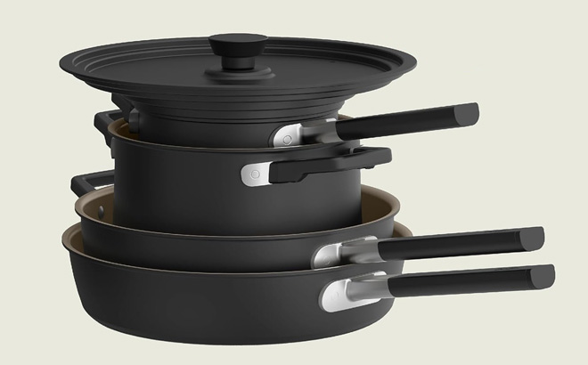 Bella 9 Piece Ceramic Nonstick Cookware Set