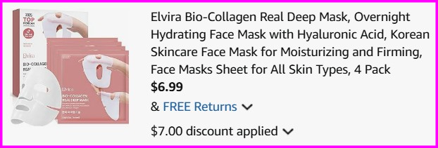 Bio Collagen Face Mask Checkout
