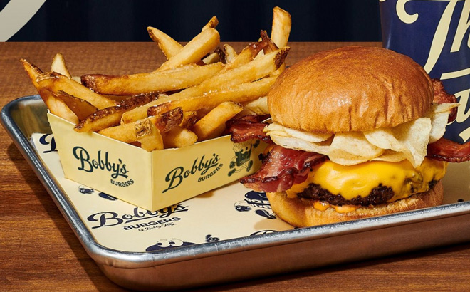 Bobbys Burgers Fries with Burger Bobbys Burgers Fries with Burger