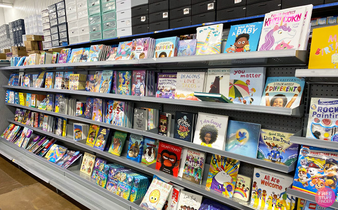 Books on a Shlef at Walmart Books on a Shlef at Walmart