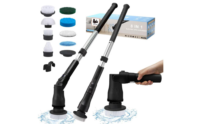 CasaClean Electric Extendable Spin Scrubber
