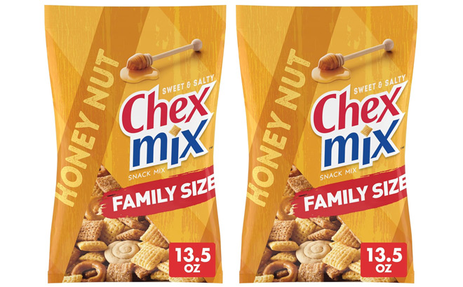 Chex Mix Honey Nut Sweet and Salty Snack Mix Family Size