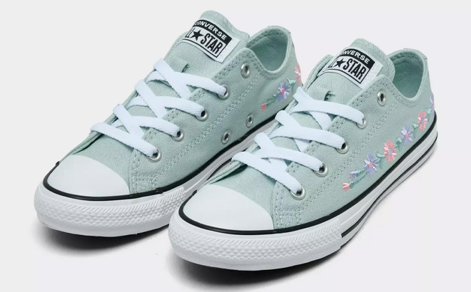 Converse Girls Chuck Taylor All Star Low Florals Casual Shoes Converse Girls Chuck Taylor All Star Low Florals Casual Shoes