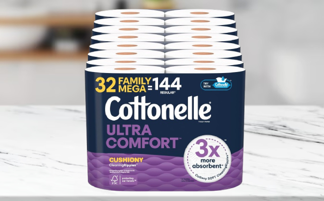 Cottonelle Ultra Comfort Family Mega Rolls Toilet Paper
