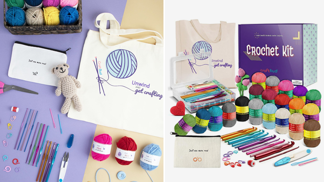 CraftBud Complete Crochet Kit CraftBud Complete Crochet Kit
