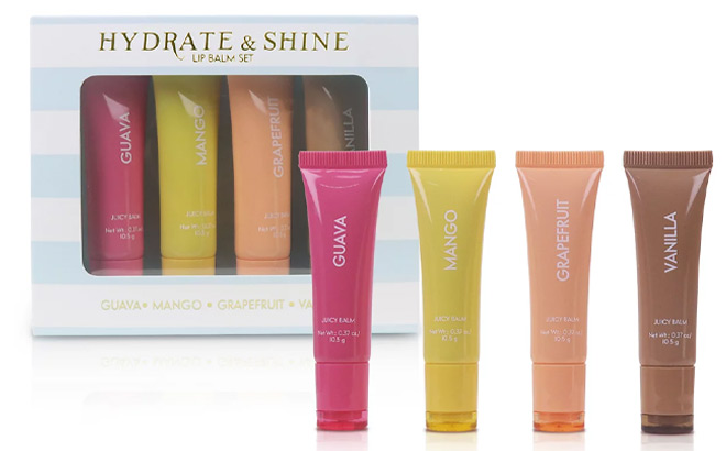 Created For Macys 4 Piece Hydrated Lip Balm Set Created For Macys 4 Piece Hydrated Lip Balm Set