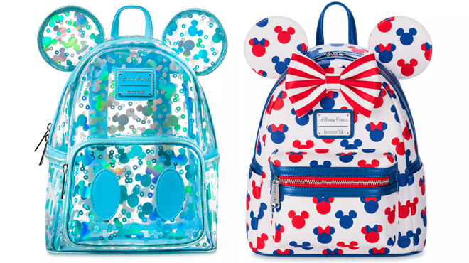 Disney Mickey Mouse Clear Loungefly Mini Backpack Disney Mickey Mouse Clear Loungefly Mini Backpack