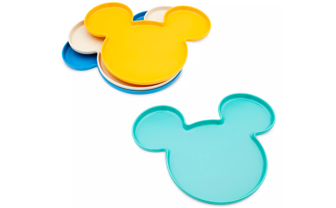 Disney Mickey Mouse Icon Summer Fun Melamine Plate Set