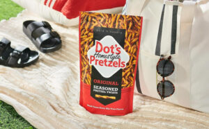 Dots Pretzels Original Seasoned Pretzel Twist Snack on the Blanket