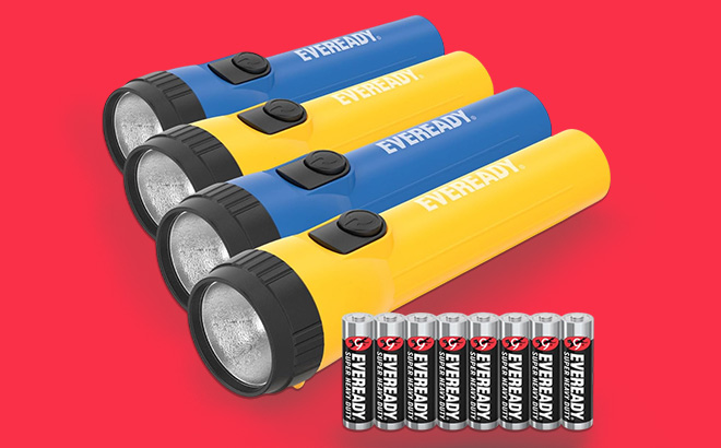 Everyday LED Flashlight 4 Pack