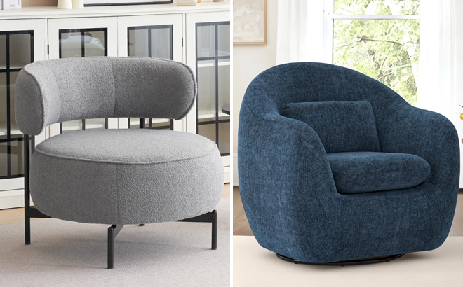 Extra Thick Swivel Accent Chair