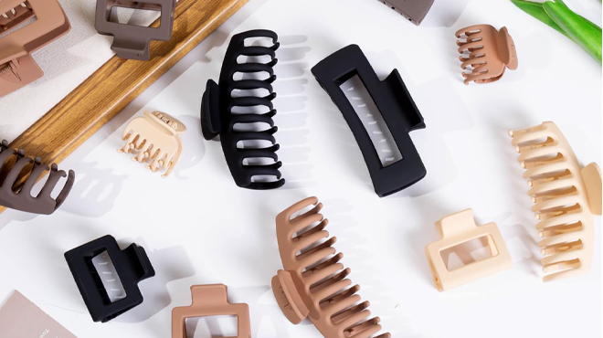 FDBJulyy Hair Claw Clips 16 Count