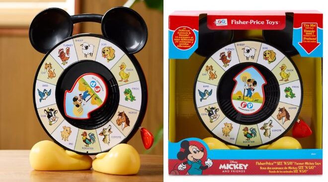 Fisher Price x Disney Mickey Mouse and Friends SeeN Say Farmer Mickey Says