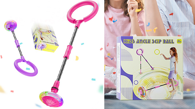 Flooyes Ankle Skip Ball Toy