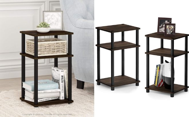 Furinno Just 3 Tier End Table 2 Pack