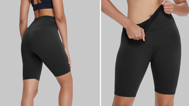 GAYHAY High Waisted Biker Shorts for Women