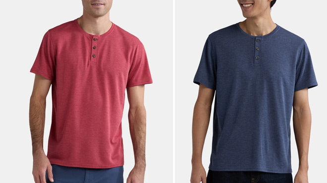 George Mens Henley Tee George Mens Henley Tee