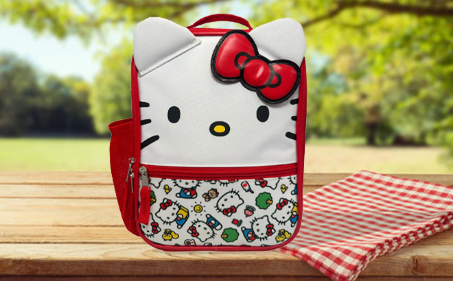Hello Kitty Lunch Kit on a Table