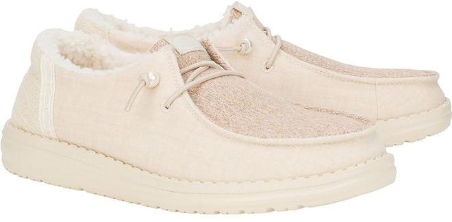 Hey Dude Womens Wendy Brushed Cozy Shoes Hey Dude Womens Wendy Brushed Cozy Shoes