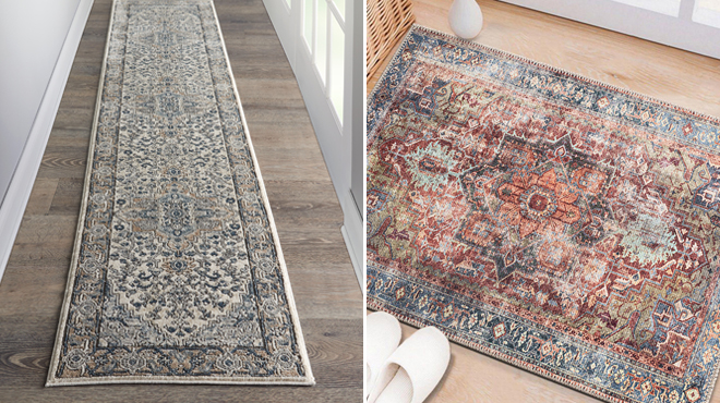 Lark Manor Jurado Oriental Area Rug and Langley Street Oriental Flatweave Area Rug Lark Manor Jurado Oriental Area Rug and Langley Street Oriental Flatweave Area Rug