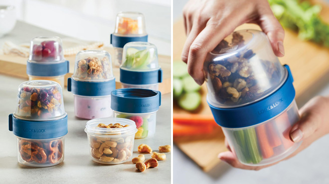 Lock and Lock 12 Piece Two Way Food Storage Set