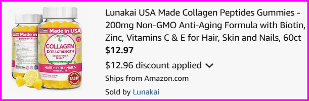 Lunakai Collagen Gummies Checkout