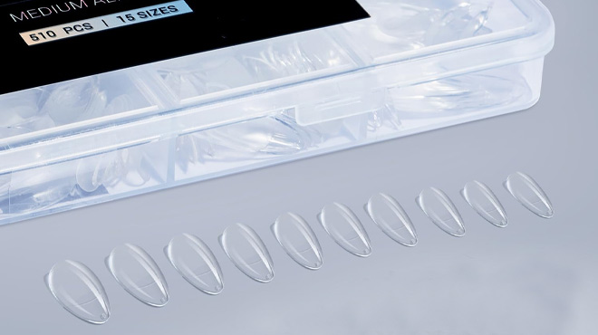 MODELONES Medium Soft Gel Nail Tips in Different Sizes MODELONES Medium Soft Gel Nail Tips in Different Sizes