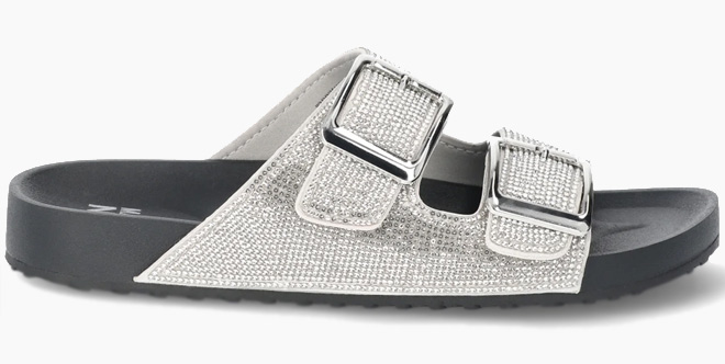 Madden NYC Womens Embellished Footbed Sandal Madden NYC Womens Embellished Footbed Sandal
