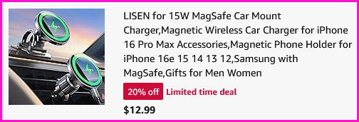 MagSafe Car Mount Charger Checkout Screen MagSafe Car Mount Charger Checkout Screen