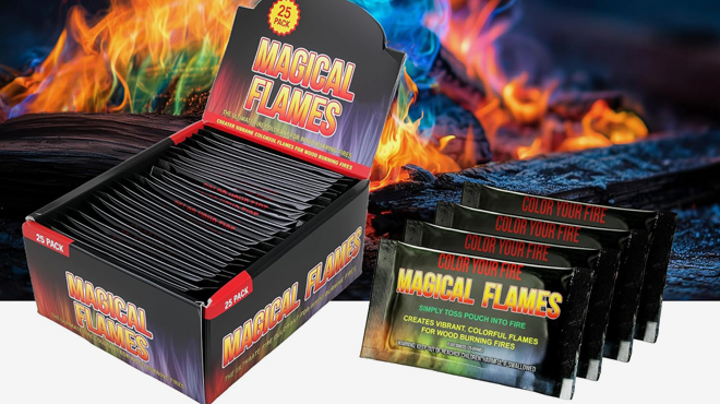 Magical Flames Fire Color Changing Packets 25 Count Magical Flames Fire Color Changing Packets 25 Count
