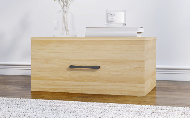 Mainstays One Drawer Storage Unit in Euro Oak Color