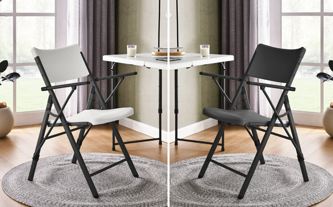 Mainstays Plastic Folding Chairs Mainstays Plastic Folding Chairs
