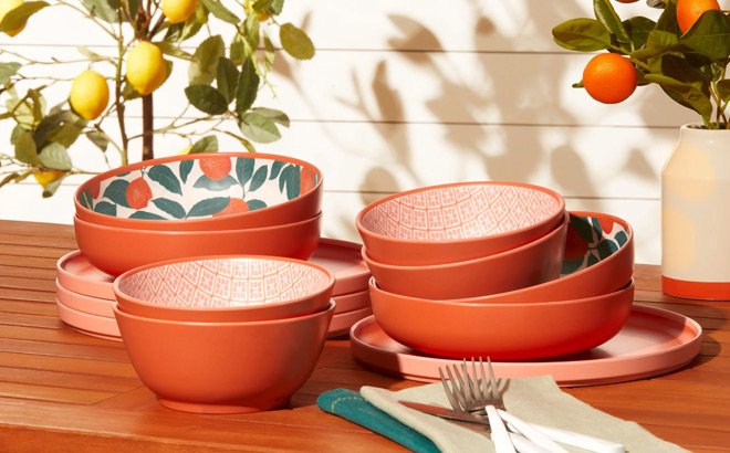 Mainstays by Becky G and Alejandra Dinnerware Set