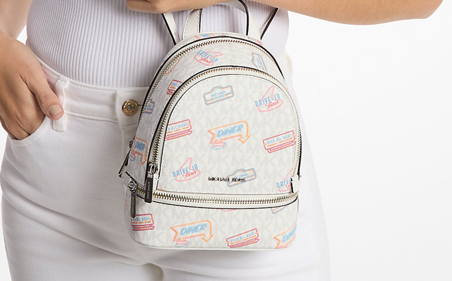 Michael Kors Rhea Extra Small Printed Backpack